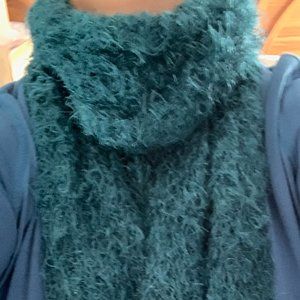PICK 4 , GET 1 FREE.   Scarf,  Long, Acrylic Wool, Blue, Cylinder